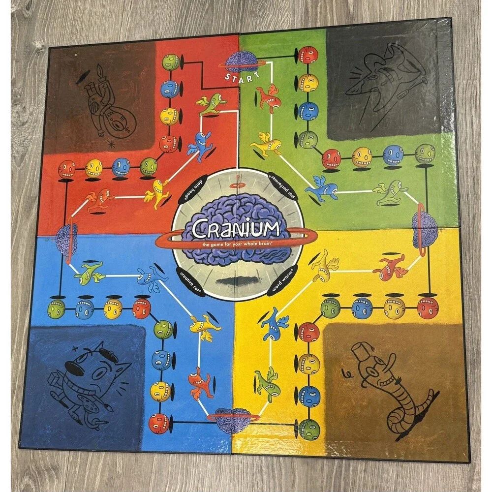 Cranium Board Game‎ Team Play Family Night Y2K Nostalgia VTG 2002 Gary Baseman